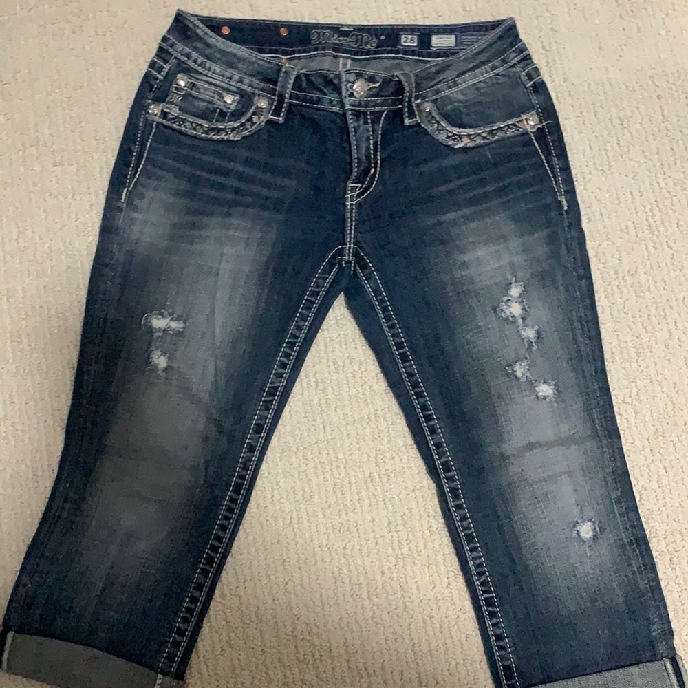 Miss Me - signature- Cuffed Capri